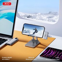 Hub USB-C 9-en-1 XO : Dual HDMI 4K, RJ45 & PD 100W