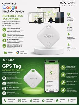 Traceur GPS AXIOM General Google Find My Device