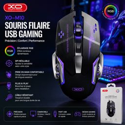 Souris Gamer Filaire XO M10 USB RGB