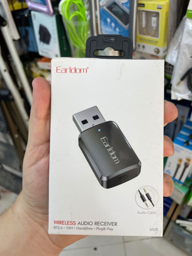 Récepteur Audio Bluetooth USB Earldom BR28 BT 5.4 3.5mm