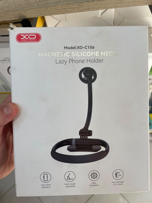 Support Téléphone Tour de Cou Magnétique XO-C156 360°