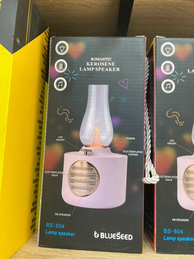 Lampe Effet Flamme & Enceinte Bluetooth Blueseed 5W