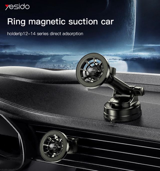 Support Voiture Magnétique 2 en 1 Yesido C158 Dash/Air