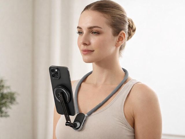 Support Téléphone Tour de Cou Magnétique XO-C156 360°
