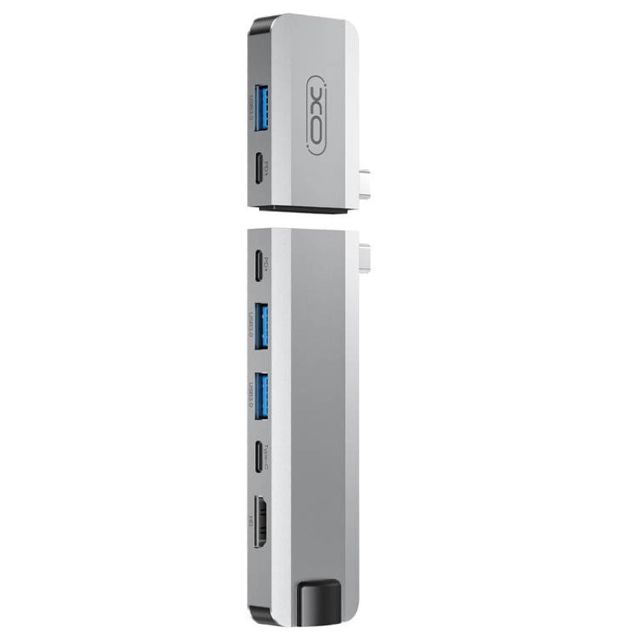 Hub USB-C 9-en-1 XO : Dual HDMI 4K, RJ45 & PD 100W