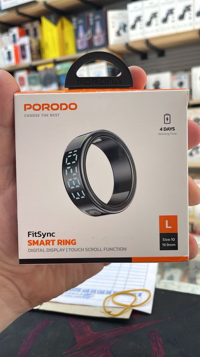 Bague Connectée Porodo FitSync Smart Ring